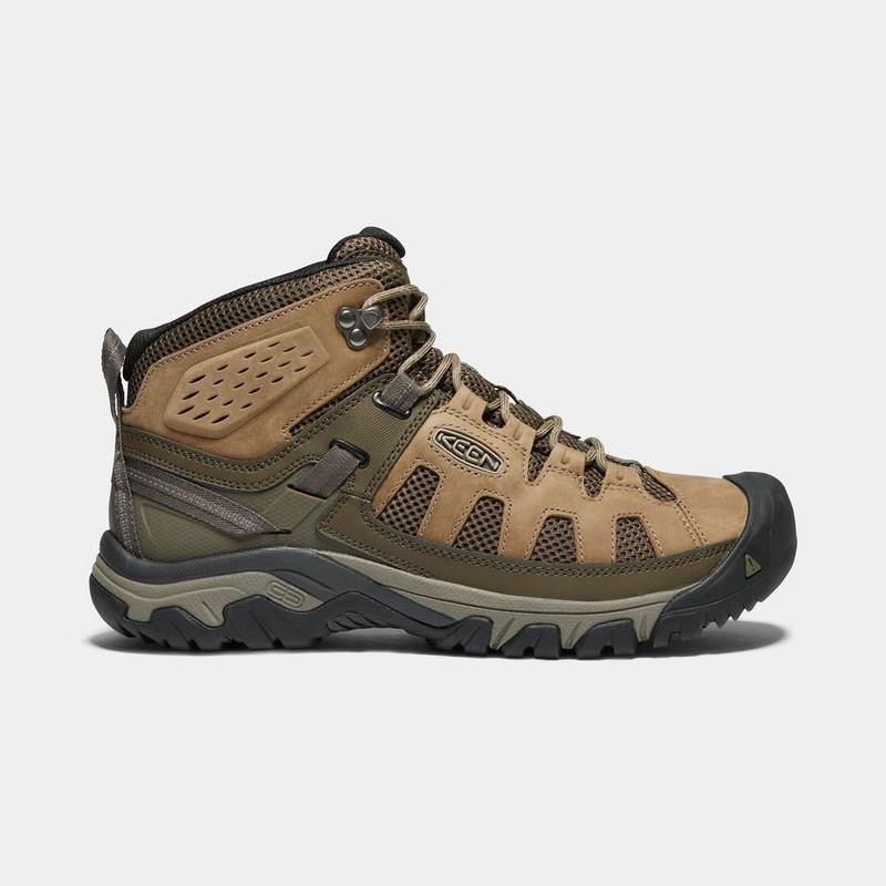 Keen Targhee Vent Mid - Erkek Trekking Bot - Kahverengi/Zeytin Yeşili - Türkiye (342570HWO)